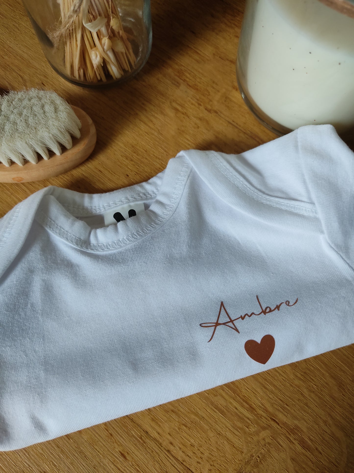 Cadeau bébé - Body personnalisé manches longues