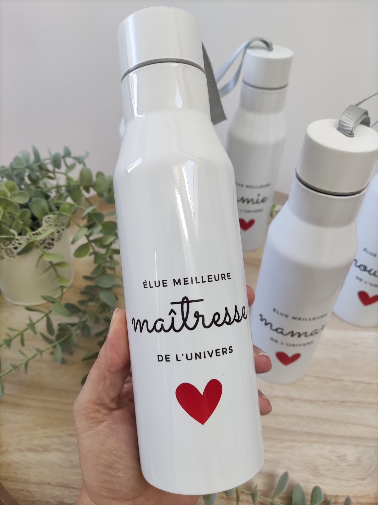 Gourde personnalisée - Meilleure maman mamie nounou sœur amie maitresse atsem