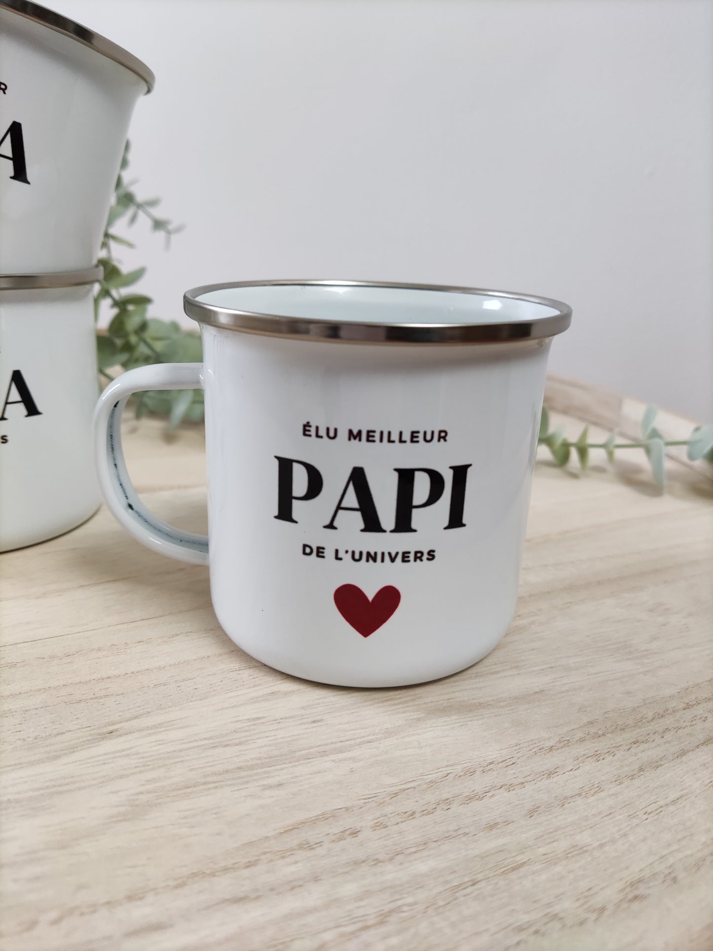 MUG personnalisé, tasse personnalisée, cœur , cadeau PAPA, cadeau Papi