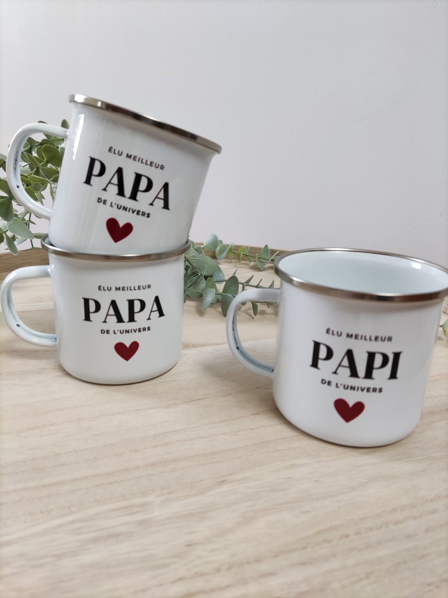 MUG personnalisé, tasse personnalisée, cœur , cadeau PAPA, cadeau Papi