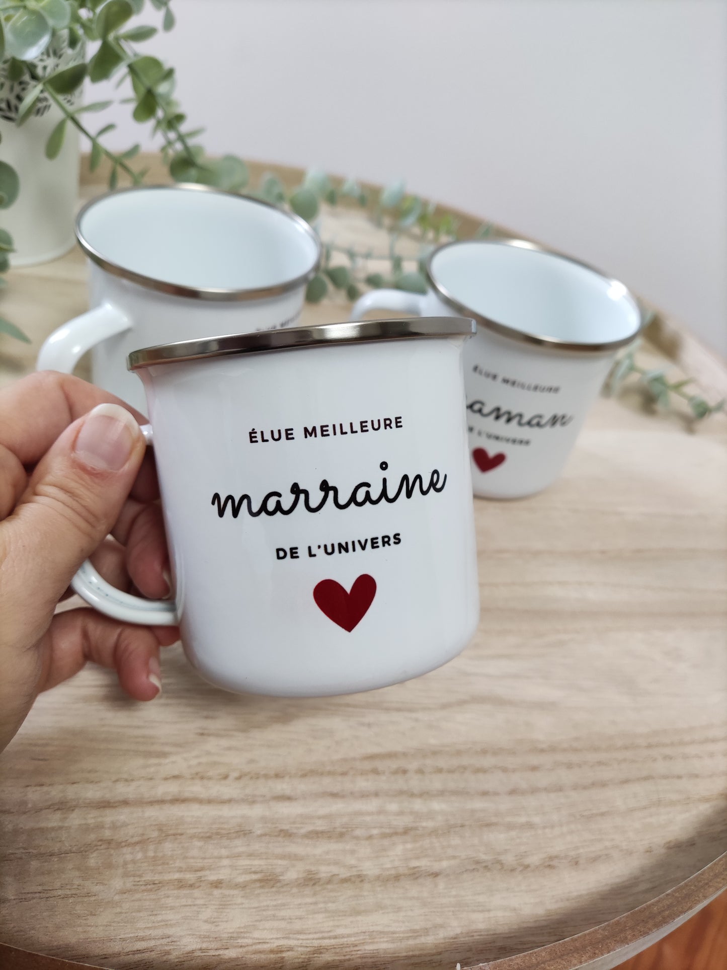 MUG personnalisé, tasse personnalisée, cœur , cadeau MAMAN, cadeau MAMIE, marraine