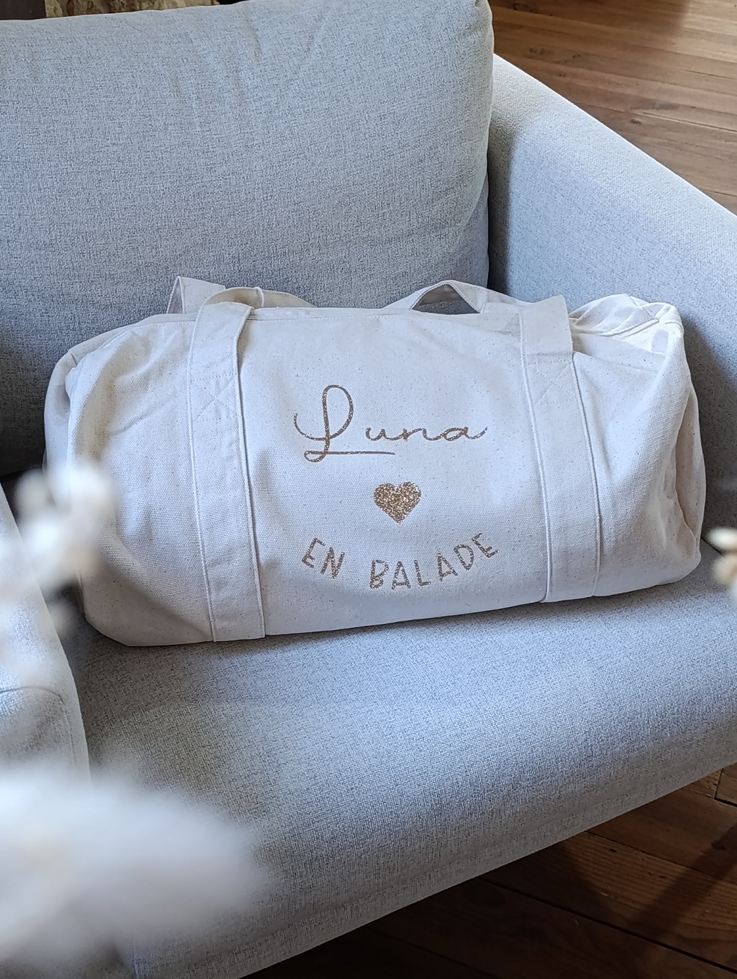 Sac à langer personnalisé, sac polochon