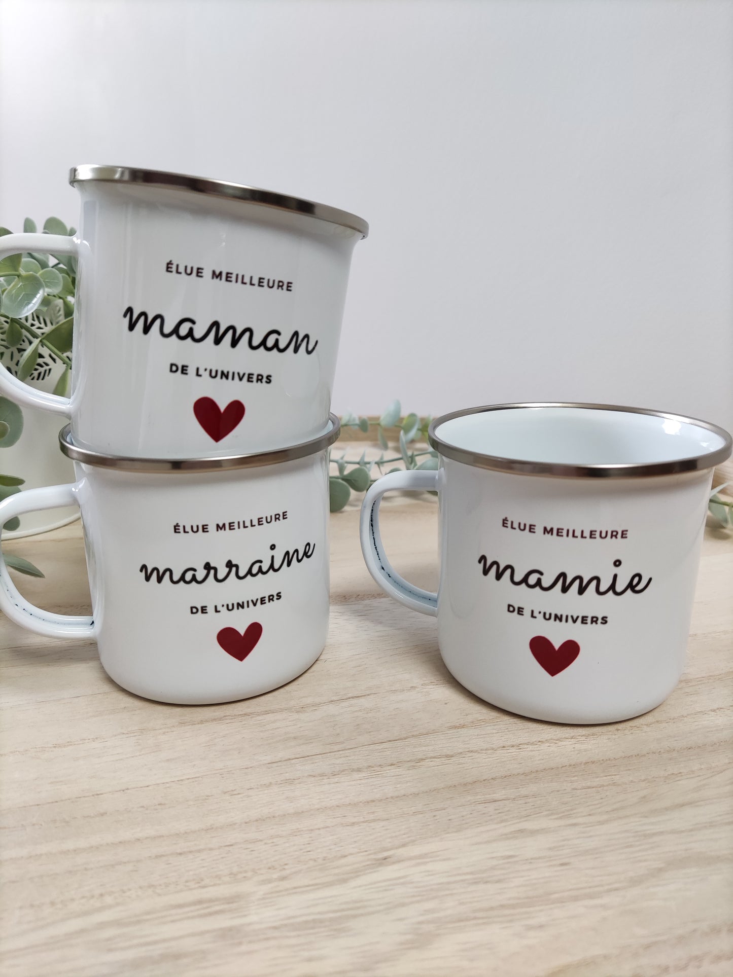 MUG personnalisé, tasse personnalisée, cœur , cadeau MAMAN, cadeau MAMIE, marraine
